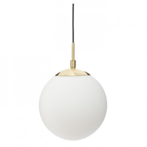 Suspension Design Boule "Dris" 20cm Blanc|Suspensions|Paris Prix