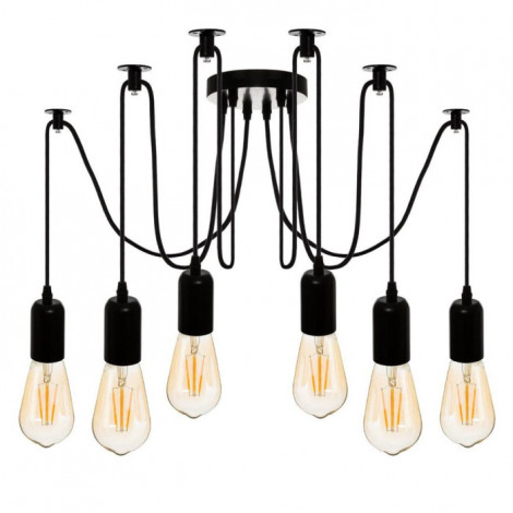 Suspension Design en Métal "Udell" 15cm Noir|Suspensions|Paris Prix