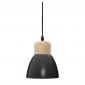 Lampe Suspension Métal "Cloche" 19cm Noir|Suspensions|Paris Prix
