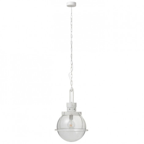 Lampe Suspension Boule "Iore" 40cm Blanc|Suspensions|Paris Prix