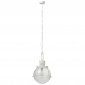 Lampe Suspension Boule "Iore" 40cm Blanc|Suspensions|Paris Prix