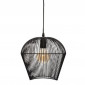 Lampe Suspension en Métal "Jena" 25cm Noir|Suspensions|Paris Prix