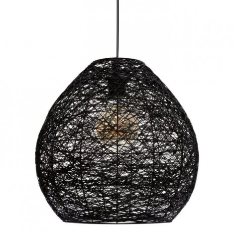 Lampe Suspension Design "Mona" 35cm Noir|Suspensions|Paris Prix