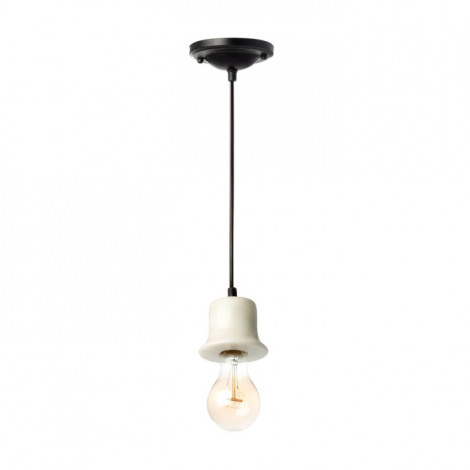 Lampe Suspension en Marbre "Musica I" 9cm Blanc|Suspensions|Paris Prix