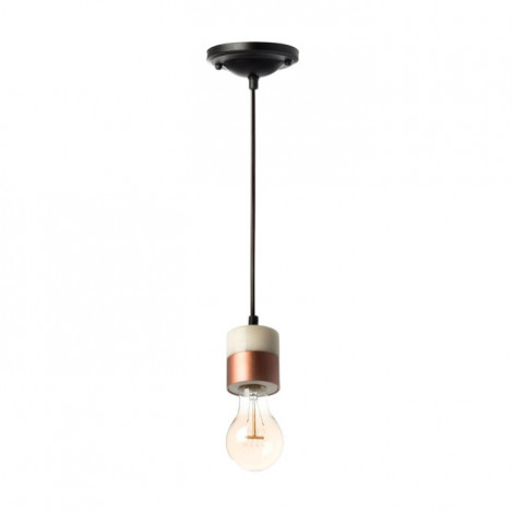 Lampe Suspension en Marbre "Musica III" 7cm Cuivre|Suspensions|Paris Prix