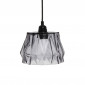 Lampe Suspension en Verre "Aurea" 19cm Gris|Suspensions|Paris Prix