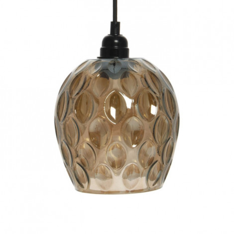 Lampe Suspension en Verre "Mono" 23cm Marron|Suspensions|Paris Prix