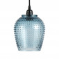 Lampe Suspension en Verre "Riva" 27cm Bleu|Suspensions|Paris Prix