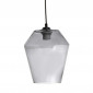 Lampe Suspension en Verre "Planta" 30cm Gris|Suspensions|Paris Prix