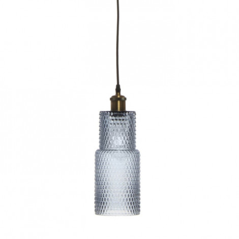 Lampe Suspension en Verre "Rosi" 35cm Bleu|Suspensions|Paris Prix