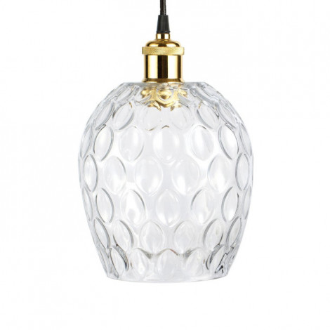 Lampe Suspension Déco "Corona" 27cm Transparent|Suspensions|Paris Prix