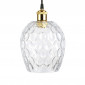 Lampe Suspension Déco "Corona" 27cm Transparent|Suspensions|Paris Prix
