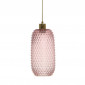 Lampe Suspension en Verre "Irina" 34cm Rose|Suspensions|Paris Prix