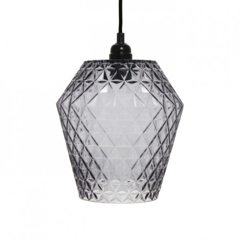 Lampe Suspension Déco "Lumi" 27cm Gris|Suspensions|Paris Prix