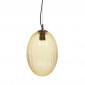 Lampe Suspension en Verre "Virgina" 36cm Ambre|Suspensions|Paris Prix