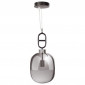 Lampe Suspension Design "Calai" 25cm Gris & Noir|Suspensions|Paris Prix