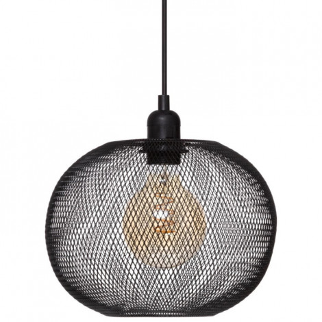 Lampe Suspension en Métal "Emie" 25cm Noir|Suspensions|Paris Prix