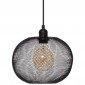 Lampe Suspension en Métal "Emie" 25cm Noir|Suspensions|Paris Prix