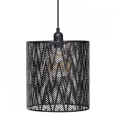 Lampe Suspension en Métal "Cota" 31cm Noir|Suspensions|Paris Prix