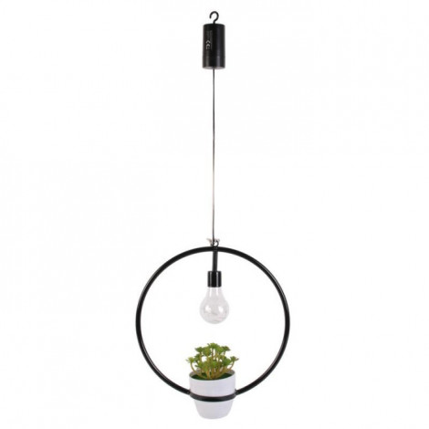 Lampe Suspension LED "Plante Garden" 30cm Noir|Suspensions|Paris Prix
