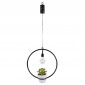 Lampe Suspension LED "Plante Garden" 30cm Noir|Suspensions|Paris Prix