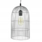 Lampe Suspension "Haute Cage" 38cm Argent|Suspensions|Paris Prix