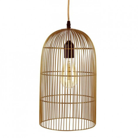 Lampe Suspension "Haute Cage" 38cm Cuivre|Suspensions|Paris Prix