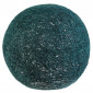 Lampe Suspension Ronde "Tissée" 30cm Bleu Pétrole|Suspensions|Paris Prix