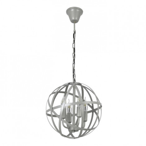 Suspension en Métal Design "Vénus" 34cm Gris|Suspensions|Paris Prix