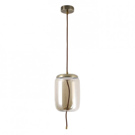 Suspension en Verre Led "Dalys" 28cm Transparent|Suspensions|Paris Prix