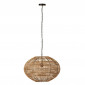 Lampe Suspension "Rotin & Métal" 61cm Naturel|Suspensions|Paris Prix