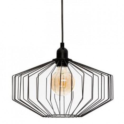 Lampe Suspension en Métal "Azur" 30cm Noir|Suspensions|Paris Prix