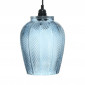 Lampe Suspension Design "Bianca" 34cm Bleu|Suspensions|Paris Prix