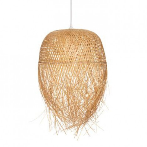 Lampe Suspension en Bambou "Elis" 60cm Beige|Suspensions|Paris Prix