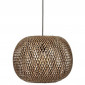 Lampe Suspension en Bambou "Sinai" 45cm Beige|Suspensions|Paris Prix