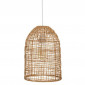Lampe Suspension en Rotin "Karla" 34cm Beige|Suspensions|Paris Prix