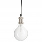 Lampe Suspension Design "Soquet" 10cm Nickel|Suspensions|Paris Prix