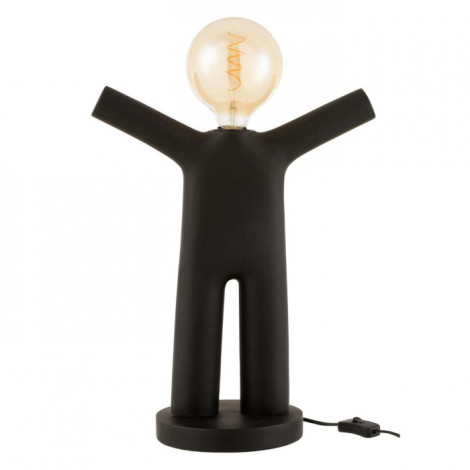 Lampe à Poser Déco "P'tit Maurice" 44cm Noir|Lampes à poser|Paris Prix