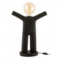 Lampe à Poser Déco "P'tit Maurice" 44cm Noir|Lampes à poser|Paris Prix