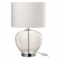 Lampe à Poser Déco "Fairy" 31cm Argent & Blanc|Lampes à poser|Paris Prix
