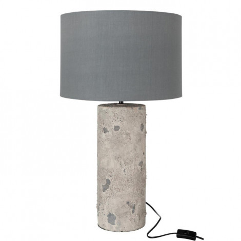 Lampe à Poser en Béton "Greta" 71cm Gris|Lampes à poser|Paris Prix