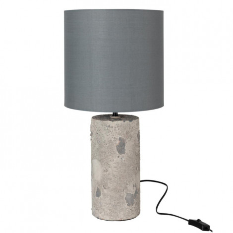 Lampe à Poser en Béton "Greta" 58cm Gris|Lampes à poser|Paris Prix