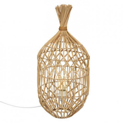 Lampe sur Pied Design "Milou" 55cm Beige|Lampes à poser|Paris Prix