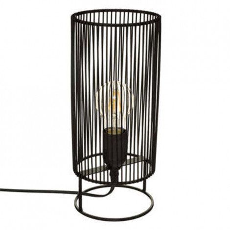 Lampe sur Pied Design "Nora" 30cm Noir|Lampes à poser|Paris Prix