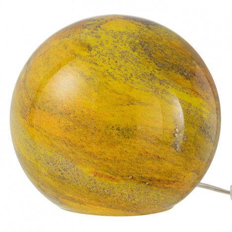 Lampe à Poser Ronde "Dany" 20cm Jaune|Lampes à poser|Paris Prix