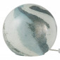Lampe à Poser Ronde "Dany" 19cm Bleu Vert|Lampes à poser|Paris Prix