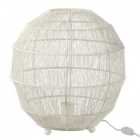 Lampe à Poser Design "Vivena" 37cm Blanc Mat|Lampes à poser|Paris Prix