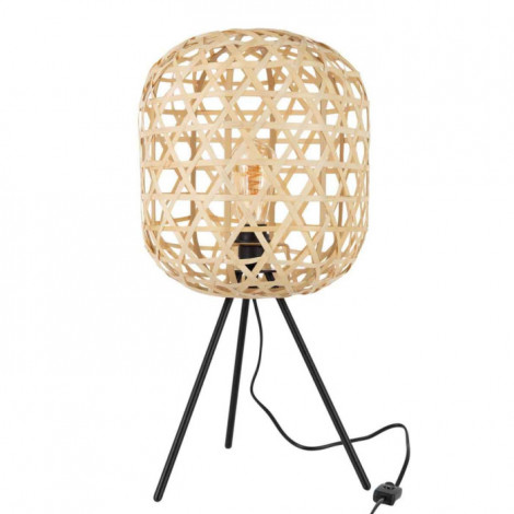 Lampe à Poser Trépied Design "Axoa" 59cm Naturel|Lampes à poser|Paris Prix