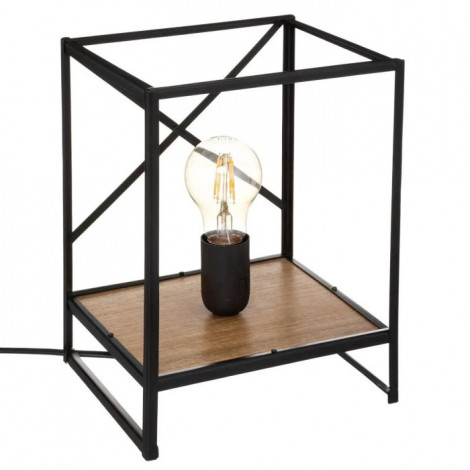 Lampe à Poser Design "Sideo" 26cm Noir|Lampes à poser|Paris Prix