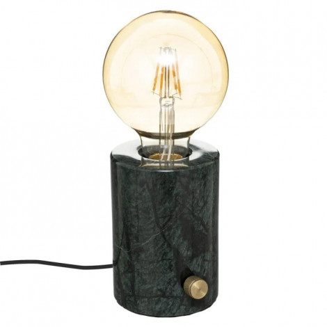 Lampe à Poser en Marbre "Saba" 11cm Noir|Lampes à poser|Paris Prix